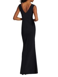 Sada Lace-Trimmed Illusion Gown -KidKraft Shop 0400018088476 BLACK A3