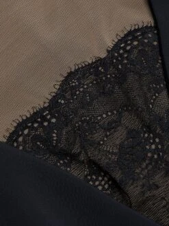 Sada Lace-Trimmed Illusion Gown -KidKraft Shop 0400018088476 BLACK A6