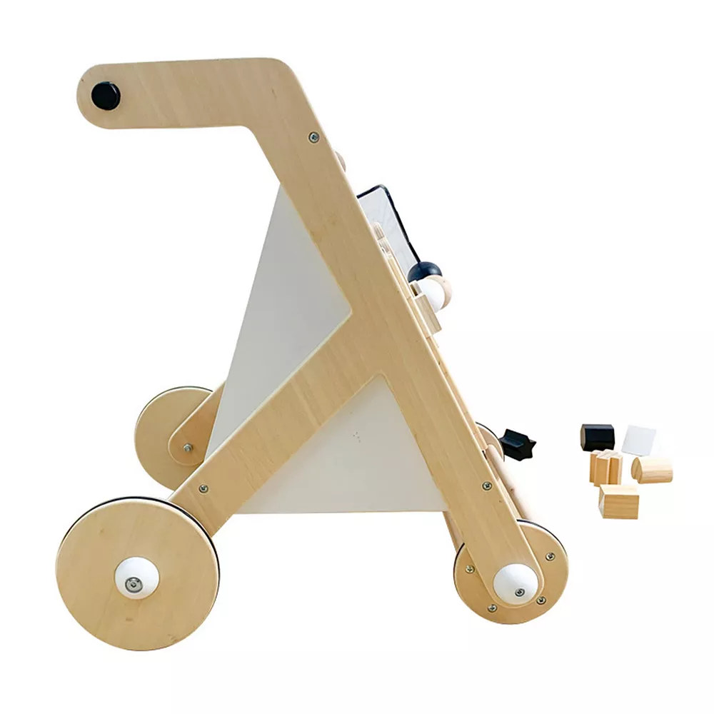 Asweets Wonder & Wise Wooden Baby Push And Pull Multifunctional Activity Walker 2 Asweets Wonder & Wise Wooden Baby Push And Pull Multifunctional Activity Walker - Image 2
