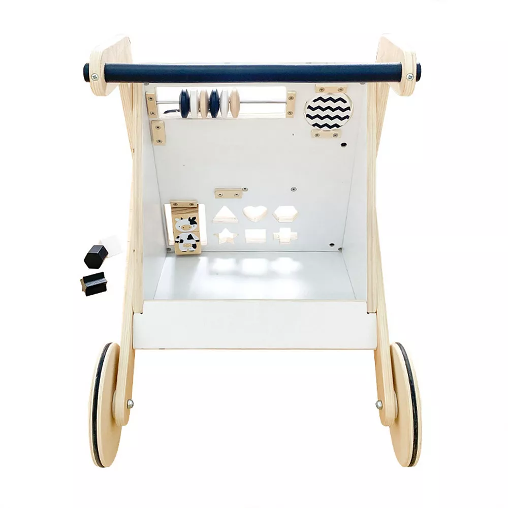 Asweets Wonder & Wise Wooden Baby Push And Pull Multifunctional Activity Walker 3 Asweets Wonder & Wise Wooden Baby Push And Pull Multifunctional Activity Walker - Image 3