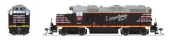 BLI 7474 EMD GP20, CBQ 925, Blackbird Scheme, Paragon4 Sound/DC/DCC, HO (Fantasy Paint Scheme) -KidKraft Shop 7474 CBQ GP20 2 View
