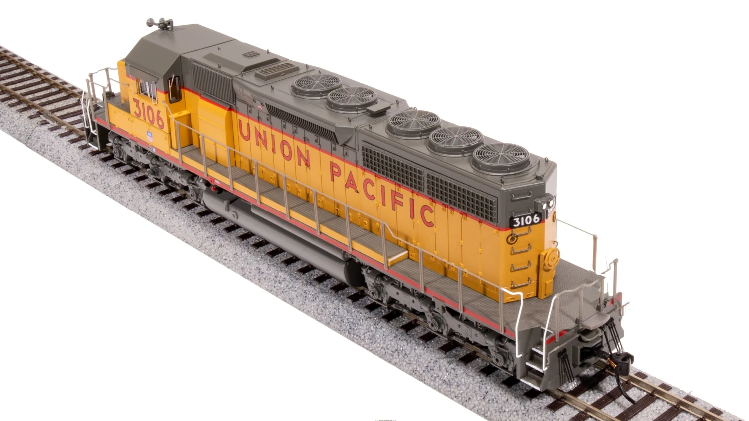 BLI 7649 EMD SD40, UP 3117, Yellow & Gray, Paragon4 Sound/DC/DCC, HO 4 BLI 7649 EMD SD40, UP 3117, Yellow & Gray, Paragon4 Sound/DC/DCC, HO - Image 4