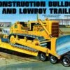 AMT 1/25 Lowboy Trailer/Bulldozer