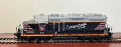 BLI 7474 EMD GP20, CBQ 925, Blackbird Scheme, Paragon4 Sound/DC/DCC, HO (Fantasy Paint Scheme)