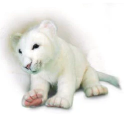 White Lion Cub Floppy Toy Reproduction Hansa 14'' -Affordable Gift For Your Little One! Item #DHAN-5237