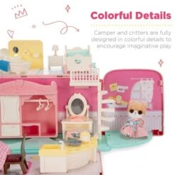 Best Choice Products Camper Van Playset Pretend Play Dollhouse Toy With 54 Accessories And Tiny Critters For Kids -KidKraft Shop GUEST e1b9bde6 1bf1 4520 aff9 61682685bdf6