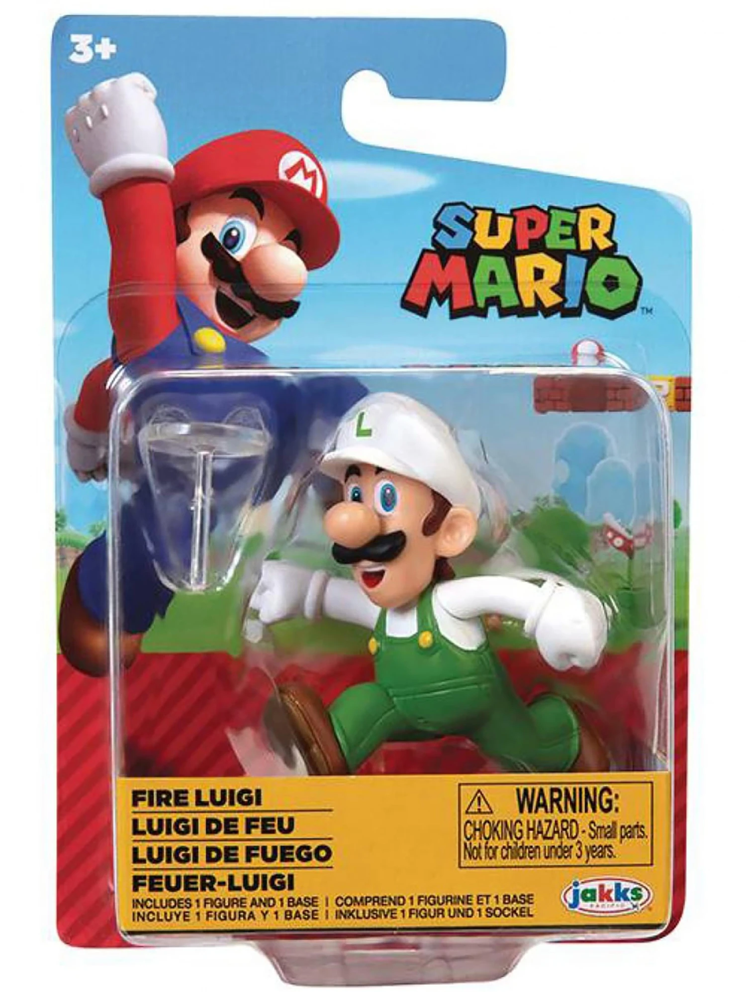 JAKKS PACIFIC Super Mario World Of Nintendo 2.5 Inch Figure | Fire Luigi 1 JAKKS PACIFIC Super Mario World Of Nintendo 2.5 Inch Figure | Fire Luigi