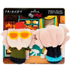 Hallmark Itty Bittys® Friends Joey And Monica Plush, Set Of 2 -KidKraft Shop Joey and Monica Turkey Heads Plush Friends itty bittys 1KDD2071 03