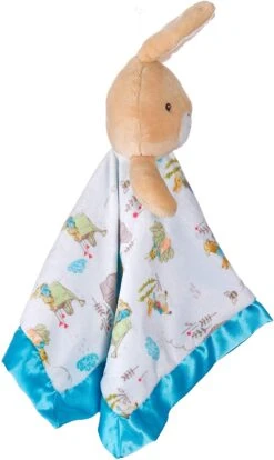 KIDS PREFERRED Beatrix Potter Peter Rabbit Plush Stuffed Animal Snuggler Blanket - Blue -KidKraft Shop KIDSPREFERREDBeatrixPotterPeterRabbitPlushStuffedAnimalSnugglerBlanket Blue2