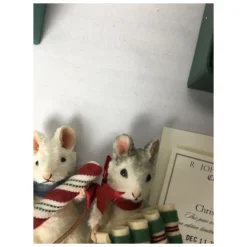 R. John Wright Christmas Mice Collection Nibbles And Merry -KidKraft Shop R John Wright Christmas Mice Collection pic 12o 7203a10.10 0ddac48d f