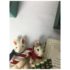 R. John Wright Christmas Mice Collection Nibbles And Merry -KidKraft Shop R John Wright Christmas Mice Collection pic 13o 7203a10.10 11aab4a8 f