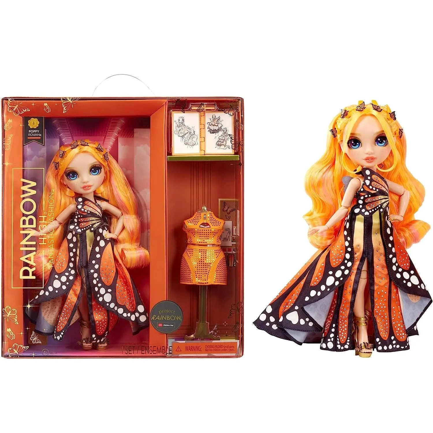 Rainbow High Fantastic Fashion Poppy Rowan Fashion Doll 1 Rainbow High Fantastic Fashion Poppy Rowan Fashion Doll