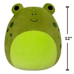 Squishmallows Vig -KidKraft Shop SQCR03048 NewSQK MediumPlush 12in Squishmallows GreenTadpole Front Scaled lpr