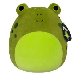 Squishmallows Vig -KidKraft Shop SQCR03048 NewSQK MediumPlush 12in Squishmallows GreenTadpole FrontwHangtag lpr