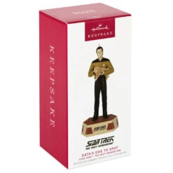 Hallmark Star Trek™: The Next Generation Data's Ode To Spot Ornament With Sound -KidKraft Shop Star Trek Data With Cat Keepsake Ornament 2299QXI7029 04 1