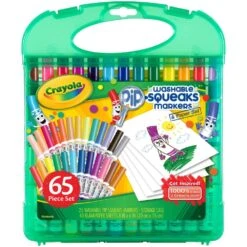 Crayola Washable Pip-Squeaks & Paper (65 Pcs Set)