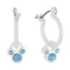 Disney Earrings - Mickey Icon Hoops - Birthstone - Select Color