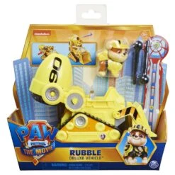 SPIN MASTER Paw Patrol: The Movie - Rubble Deluxe Vehicle